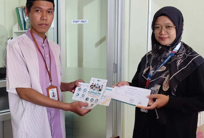 Swalayan Purnama Bantul Grup Salurkan Zakat Lewat LAZNAS Wahdah Inspirasi Zakat